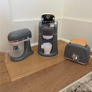 Gray Kitchen Appliance Toy Set
